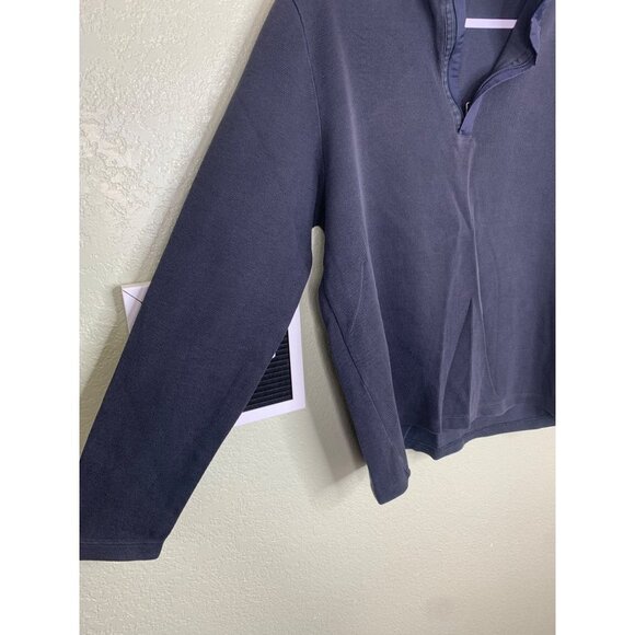 Hugo Boss Men’s Blue Sidney Quarter Zip Pullover Sweater Size Extra Large - Picture 5 of 13